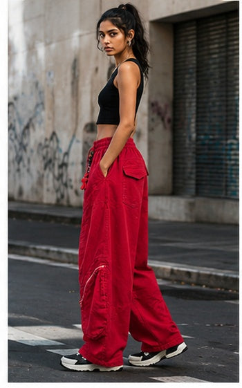 Streetwear Clothing - Wide Leg Baggy Bottomwear