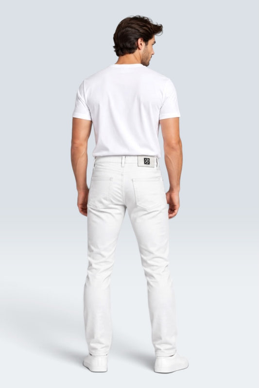 Premium Arctic White Essential Jeans (Men)
