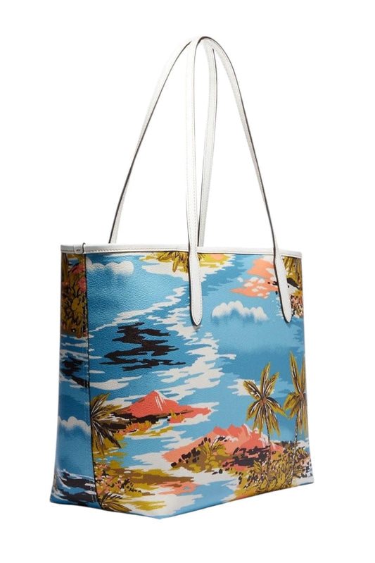 Luxury Shoulder Bag Women - Tropical Print