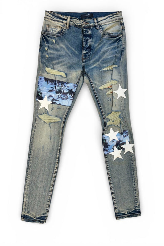 Premium Slim Fit Denim Blue