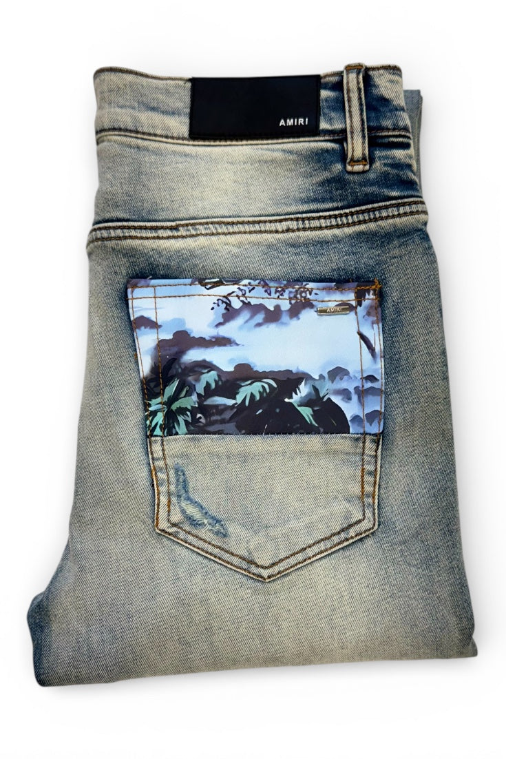 Premium Slim Fit Denim Blue