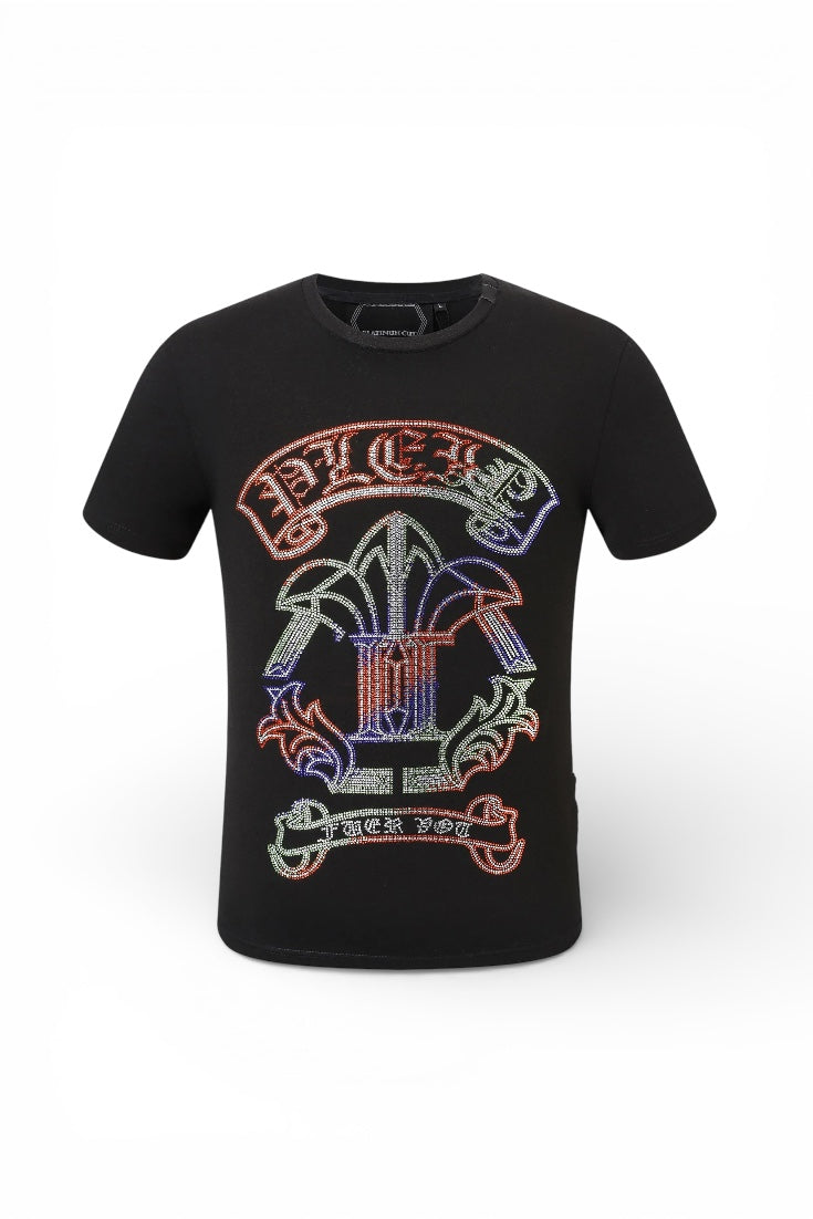 Men Casual Wear - Premium Round Neck Tshirts - Studded