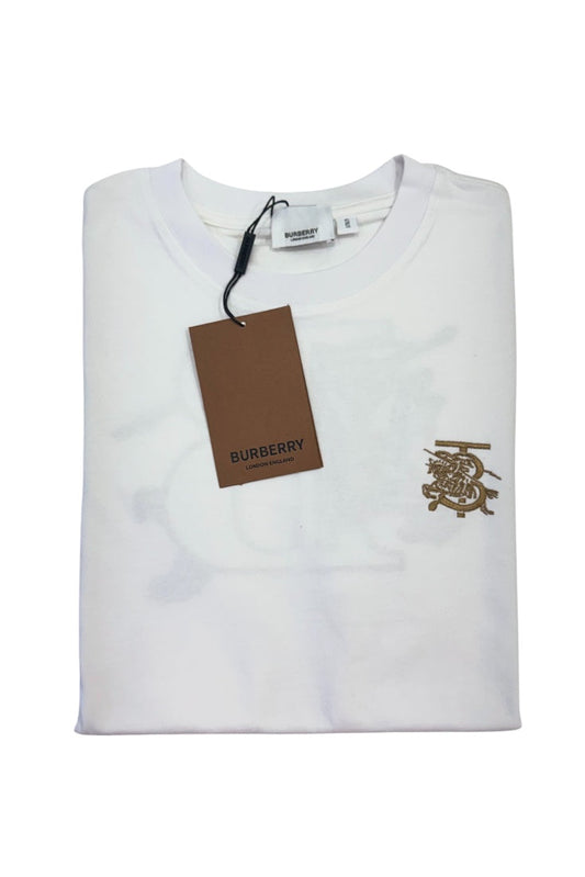 Luxury Round Neck Tshirts - Drop Shoulder With Embroidery Print