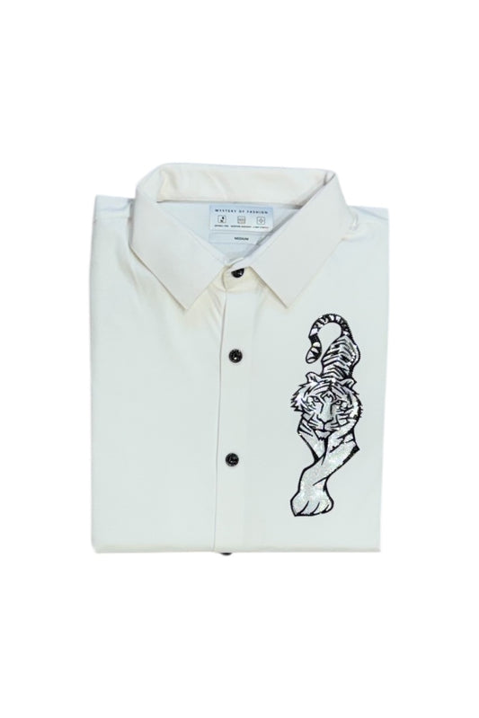 Premium Men Party Wear - Patch Work Shirt