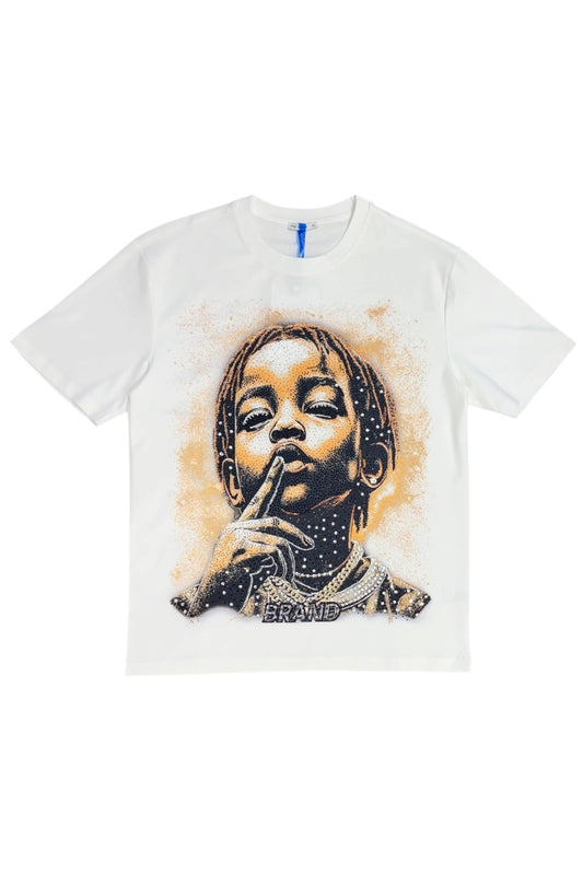 Luxury Tshirts, Round Neck & Studded