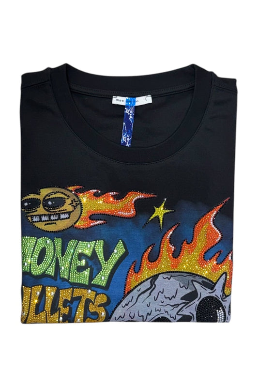 Luxury Tshirts, Round Neck & Studded