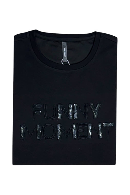 Luxury Tshirts, Round Neck With Studded (Designer)