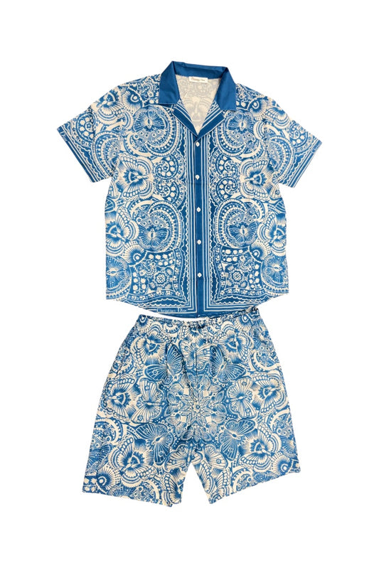 Cuban Collar Co-ord Set - Designer Wear