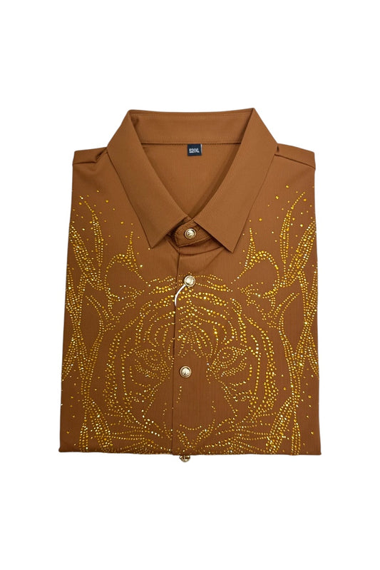 Premium Men Party Wear Studded Shirts
