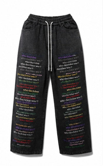 Streetwear Clothing - Wide Leg Baggy Bottomwear