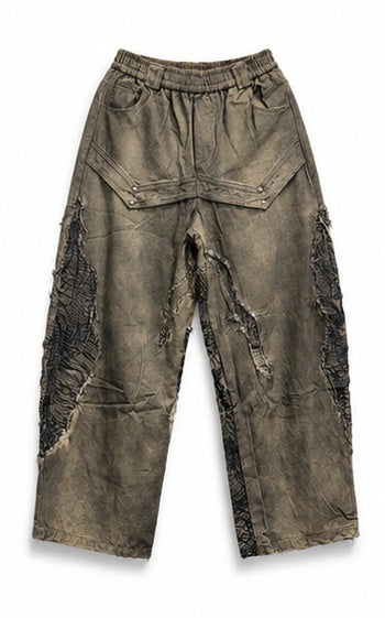 Streetwear Clothing - Wide Leg Baggy Bottomwear