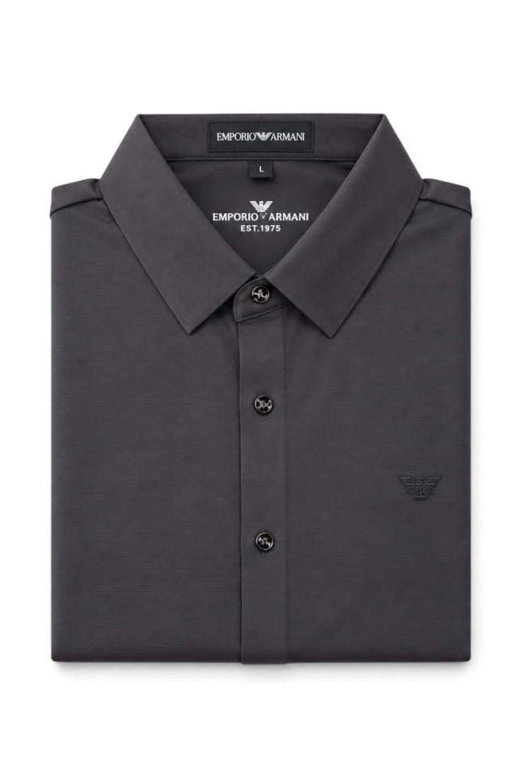 Premium Graphite Crest Shirt For Men