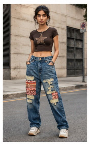 Streetwear Clothing - Wide Leg Baggy Bottomwear