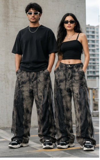 Streetwear Clothing - Wide Leg Baggy Bottomwear