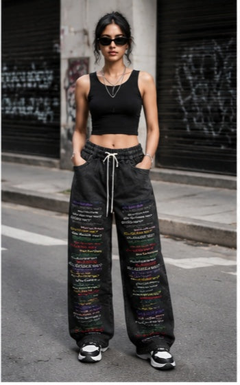 Streetwear Clothing - Wide Leg Baggy Bottomwear