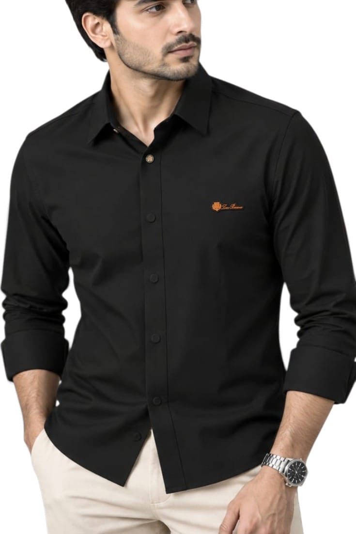 Premium Obsidian Emblem Shirt For Men