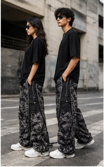 Streetwear Clothing - Wide Leg Baggy Bottomwear