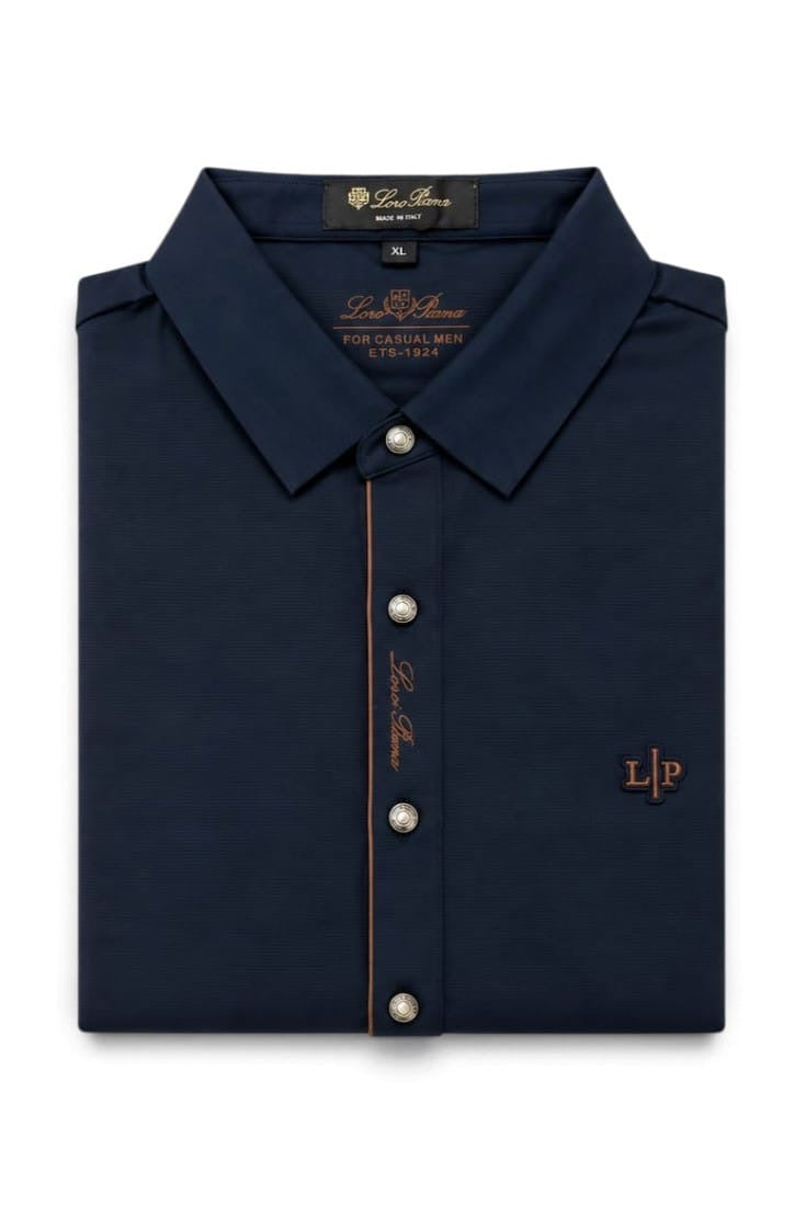 Premium Midnight Crest Signatuer Shirt For Men