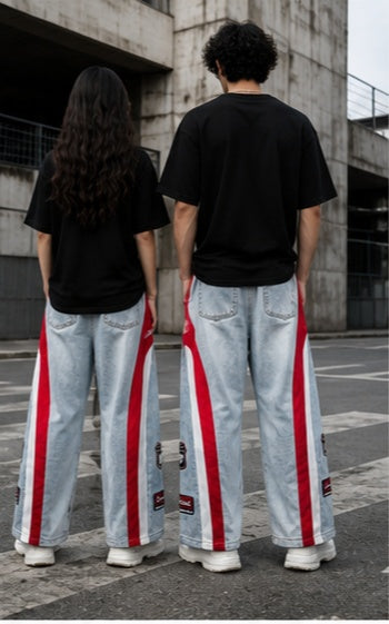 Streetwear Clothing - Wide Leg Baggy Bottomwear