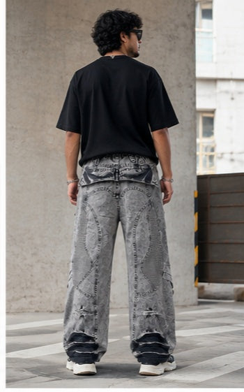 Streetwear Clothing - Wide Leg Baggy Bottomwear