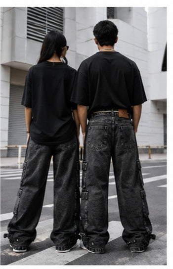 Streetwear Clothing - Wide Leg Baggy Bottomwear