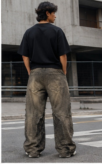 Streetwear Clothing - Wide Leg Baggy Bottomwear