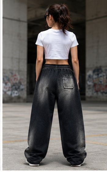 Streetwear Clothing - Wide Leg Baggy Bottomwear