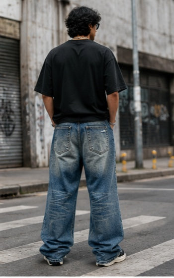 Streetwear Clothing - Wide Leg Baggy Bottomwear