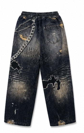 Streetwear Clothing - Wide Leg Baggy Bottomwear