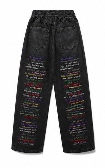 Streetwear Clothing - Wide Leg Baggy Bottomwear
