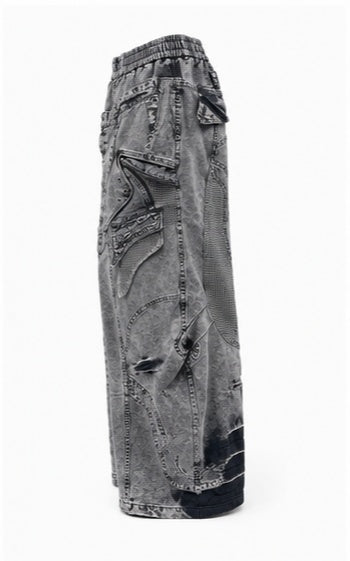 Streetwear Clothing - Wide Leg Baggy Bottomwear