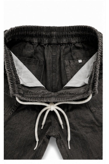 Streetwear Clothing - Wide Leg Baggy Elastic Shaded Bottomwear