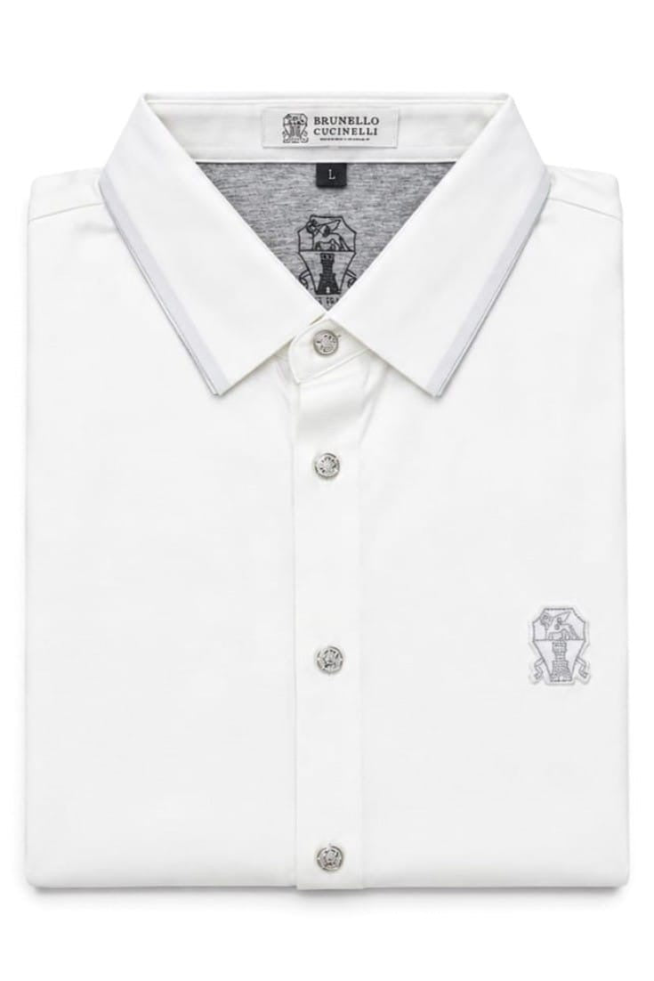 Premium Alpine White Crest Shirt For Men