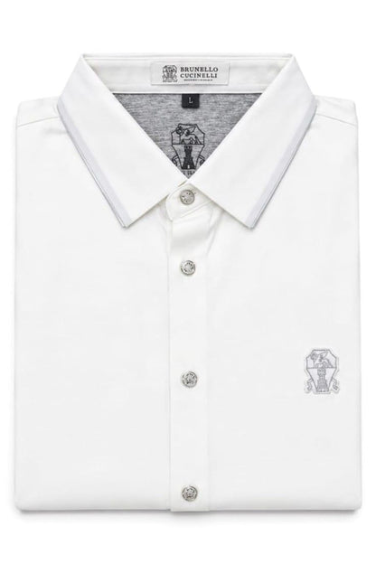 Premium Alpine White Crest Shirt For Men