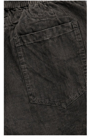 Streetwear Clothing - Wide Leg Baggy Elastic Shaded Bottomwear