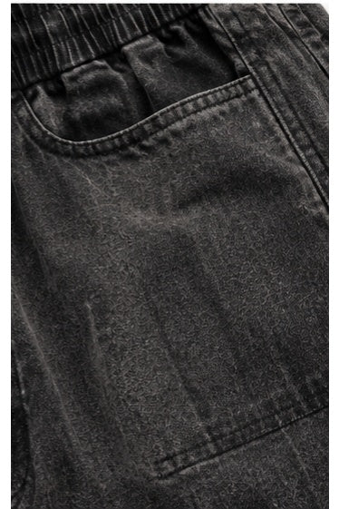 Streetwear Clothing - Wide Leg Baggy Elastic Shaded Bottomwear