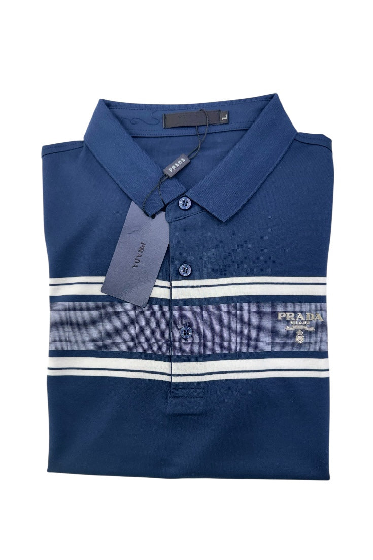 Men Casual Wear - Luxury Premium Collar Neck Plane Striped Tshirts