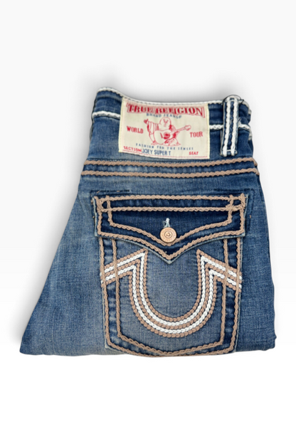 Premium Vintage Blue Horseshoes Jeans (Men)