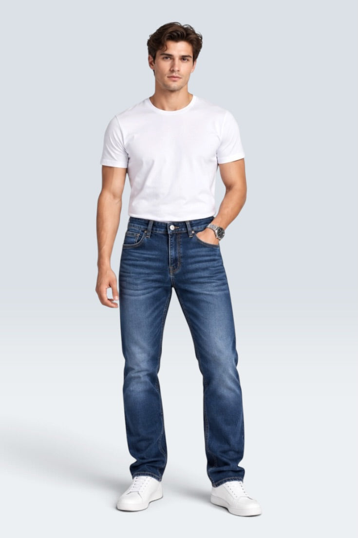 Premium Indigo Horizon Whisker Jeans (Men)