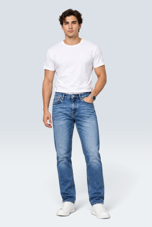 Premium Skyline Vintage Blue Jeans (Men)