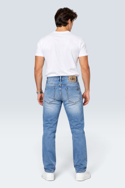 Premium Glacier Fade Straight Jeans (Men)