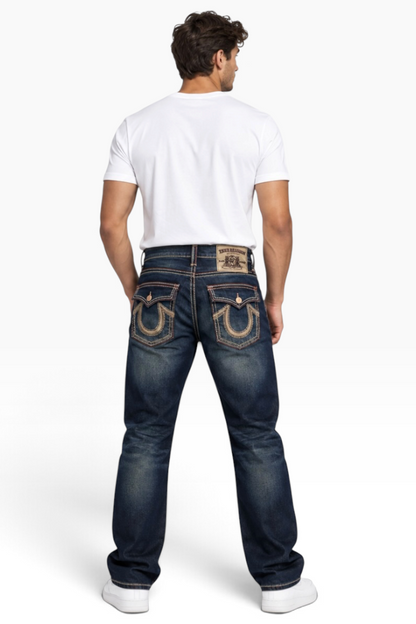 Premium Indigo Horseshoe Legacy Jeans (Men)