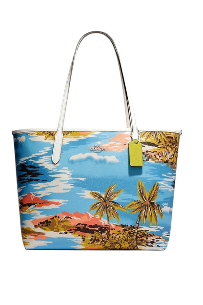 Luxury Shoulder Bag Women - Tropical Print