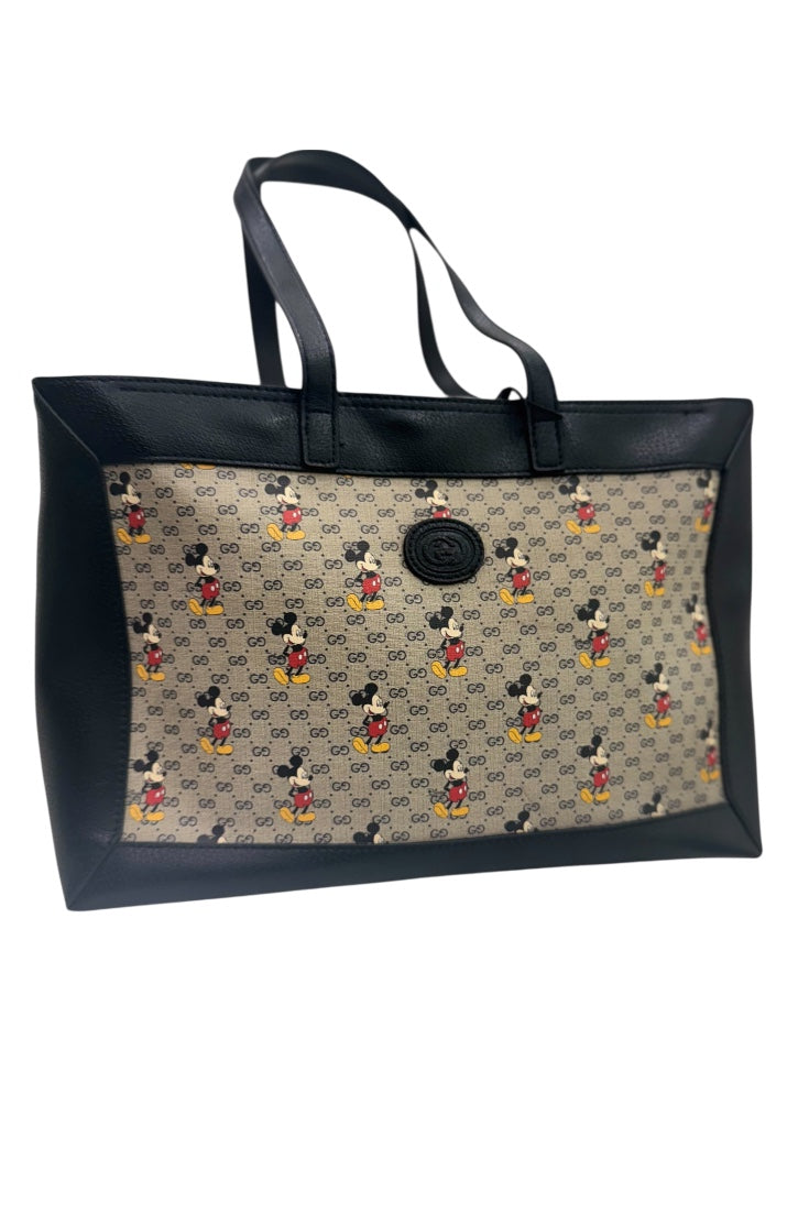 Luxury Shoulder Bag Women - Micky Mouse Print