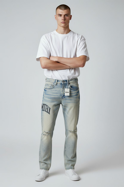 Premium Rugged Patchwork Denim