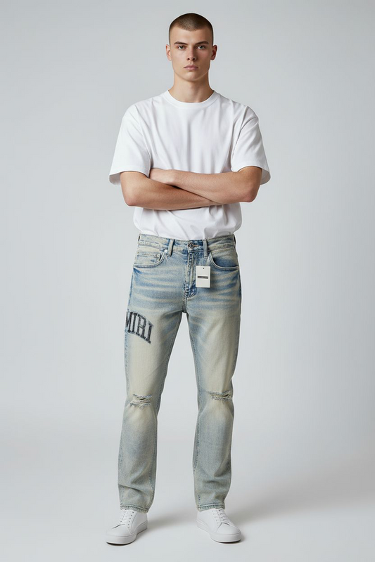 Premium Rugged Patchwork Denim