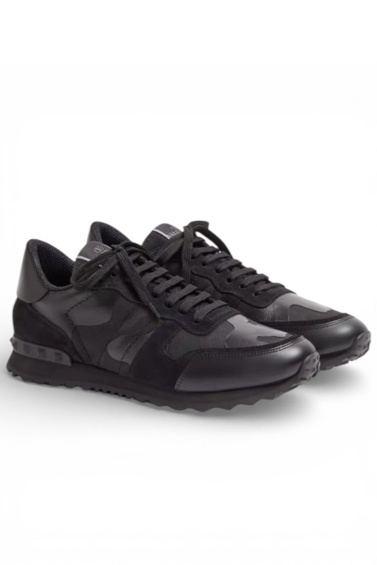 Luxury Men Mid Ankle Sneaker Camouflage