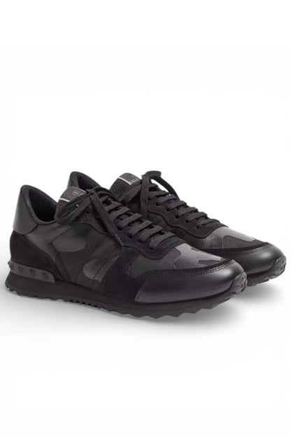 Luxury Men Mid Ankle Sneaker Camouflage