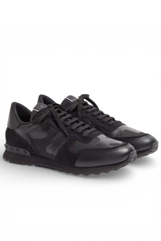 Luxury Men Mid Ankle Sneaker Camouflage