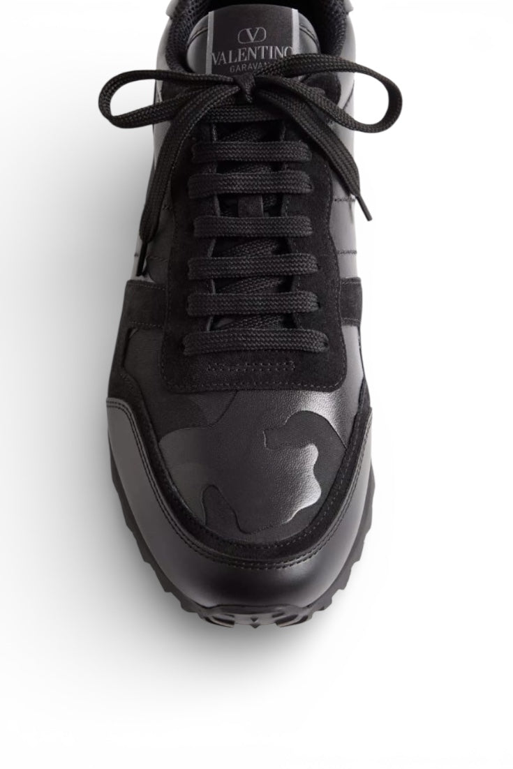 Luxury Men Mid Ankle Sneaker Camouflage